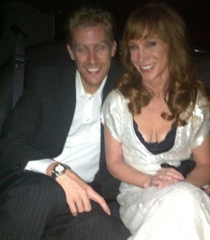 Randy Bick with his wife, Kathy Griffin 